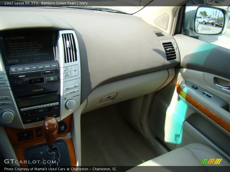 Bamboo Green Pearl / Ivory 2007 Lexus RX 350