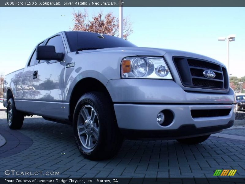 Silver Metallic / Medium/Dark Flint 2008 Ford F150 STX SuperCab