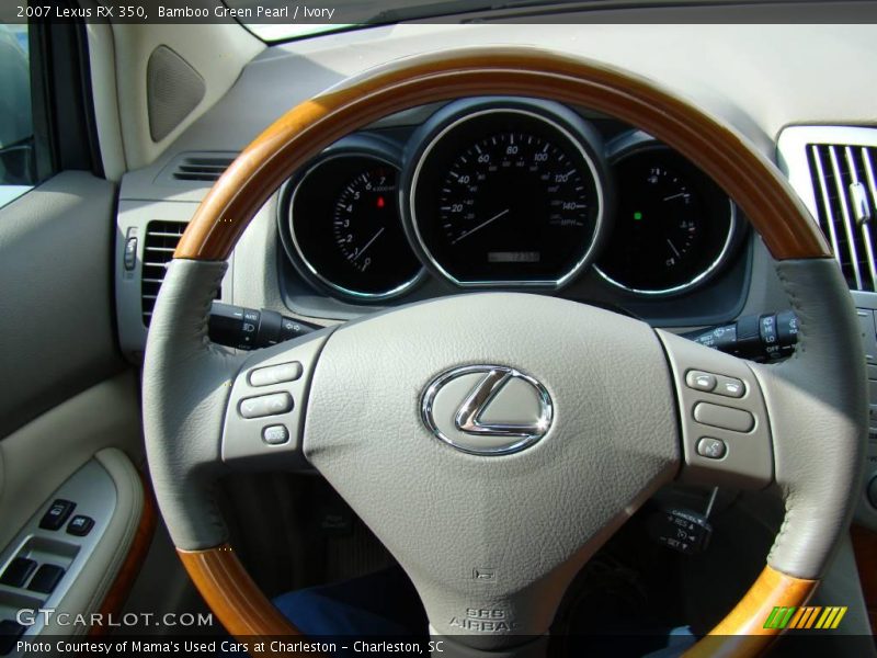 Bamboo Green Pearl / Ivory 2007 Lexus RX 350