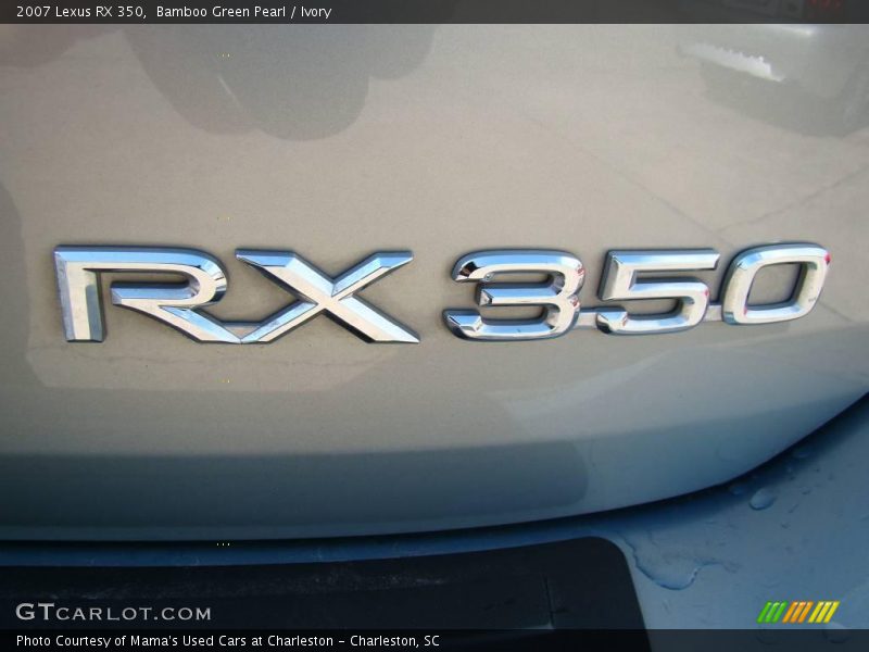 Bamboo Green Pearl / Ivory 2007 Lexus RX 350