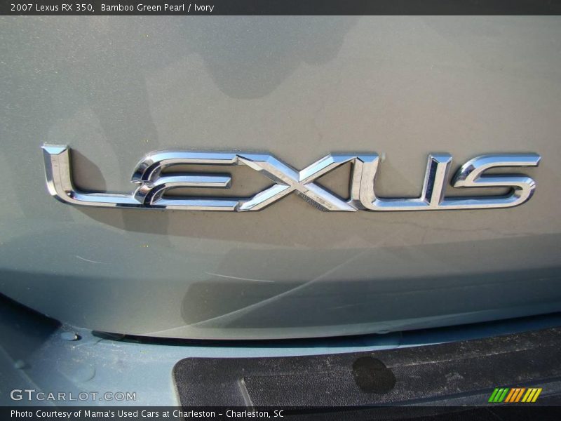 Bamboo Green Pearl / Ivory 2007 Lexus RX 350