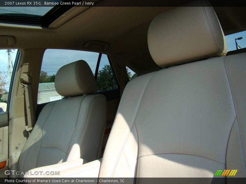Bamboo Green Pearl / Ivory 2007 Lexus RX 350