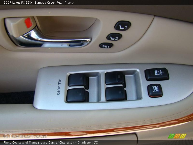 Bamboo Green Pearl / Ivory 2007 Lexus RX 350