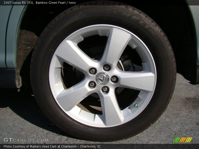 Bamboo Green Pearl / Ivory 2007 Lexus RX 350
