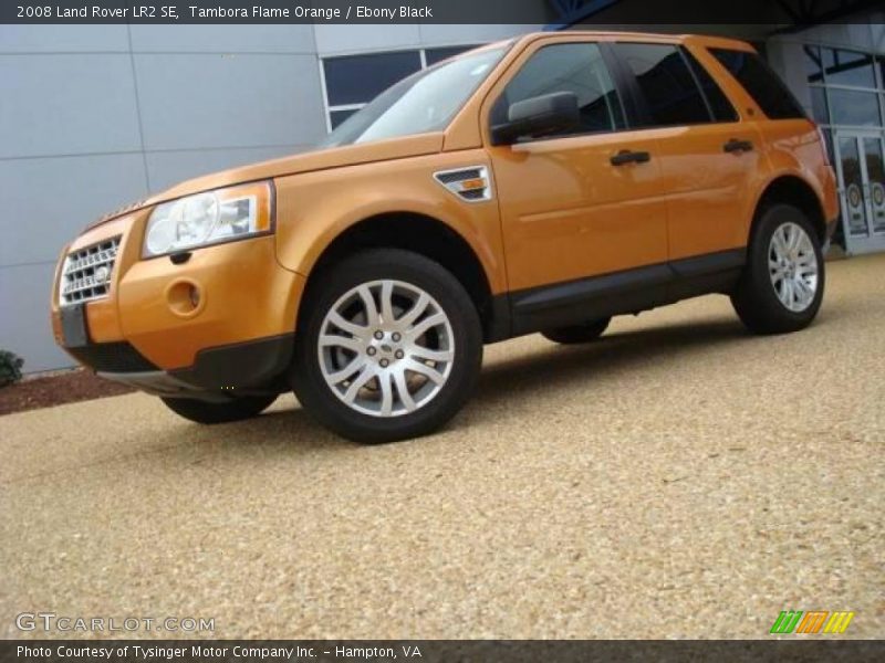 Tambora Flame Orange / Ebony Black 2008 Land Rover LR2 SE