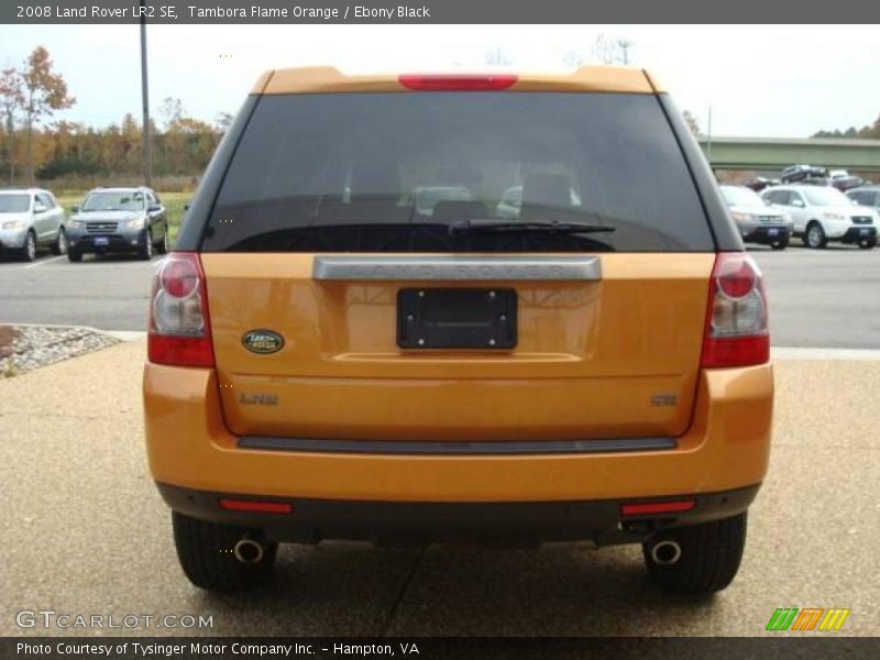 Tambora Flame Orange / Ebony Black 2008 Land Rover LR2 SE