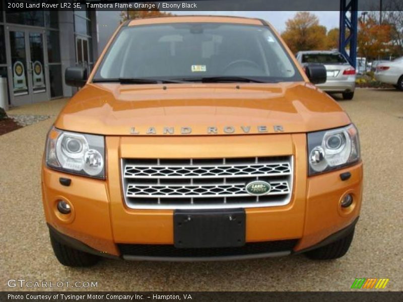 Tambora Flame Orange / Ebony Black 2008 Land Rover LR2 SE