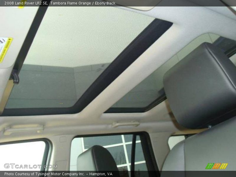 Tambora Flame Orange / Ebony Black 2008 Land Rover LR2 SE