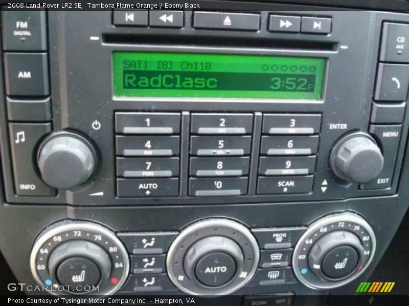 Tambora Flame Orange / Ebony Black 2008 Land Rover LR2 SE