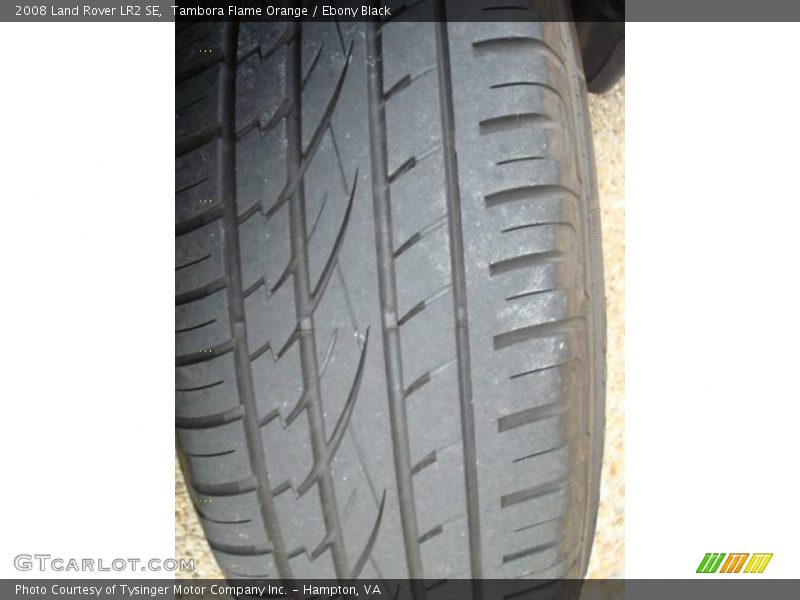 Tambora Flame Orange / Ebony Black 2008 Land Rover LR2 SE