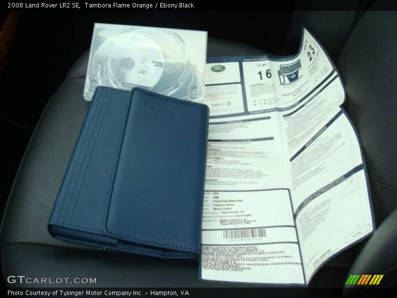 Tambora Flame Orange / Ebony Black 2008 Land Rover LR2 SE