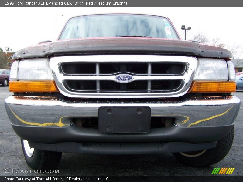 Bright Red / Medium Graphite 1999 Ford Ranger XLT Extended Cab