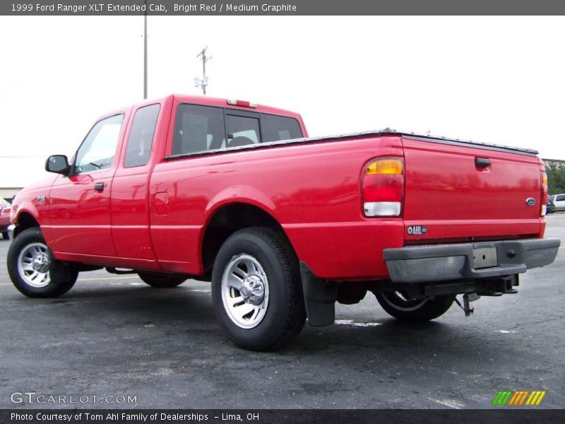 Bright Red / Medium Graphite 1999 Ford Ranger XLT Extended Cab