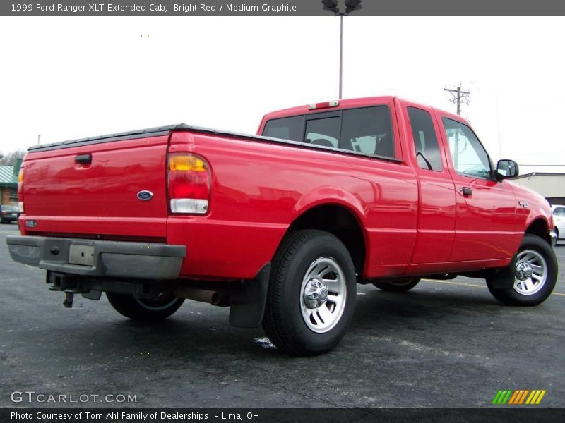 Bright Red / Medium Graphite 1999 Ford Ranger XLT Extended Cab