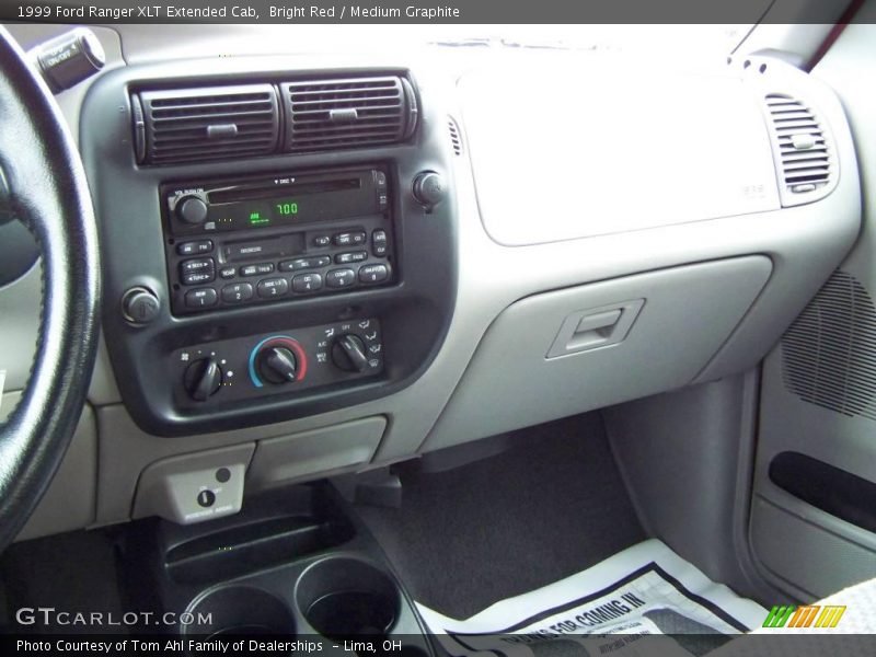 Bright Red / Medium Graphite 1999 Ford Ranger XLT Extended Cab