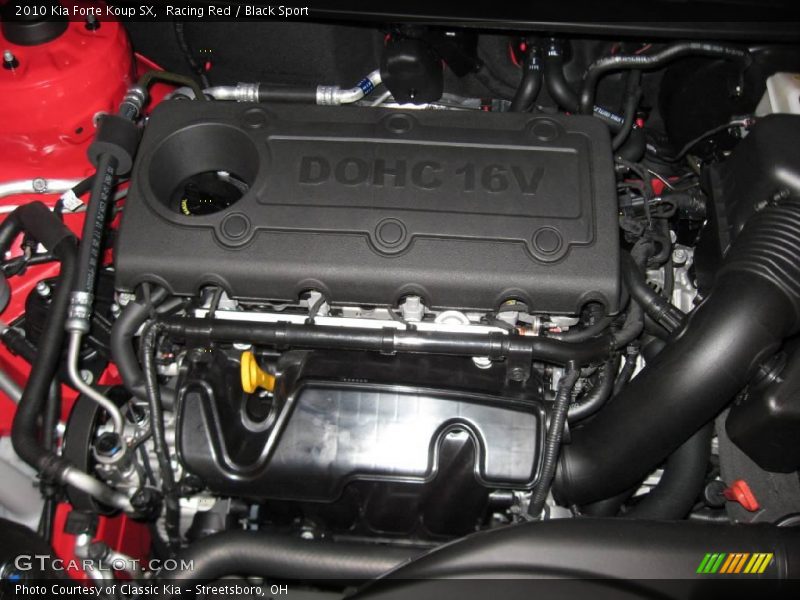 Racing Red / Black Sport 2010 Kia Forte Koup SX