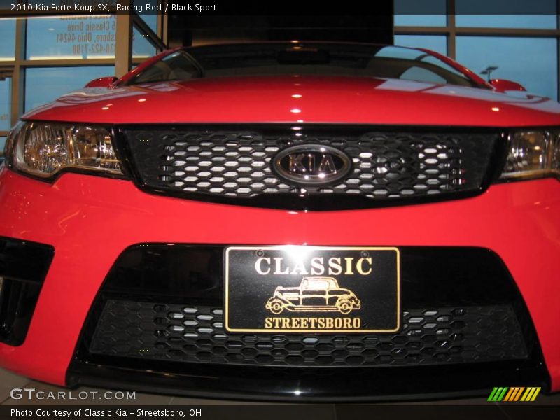 Racing Red / Black Sport 2010 Kia Forte Koup SX