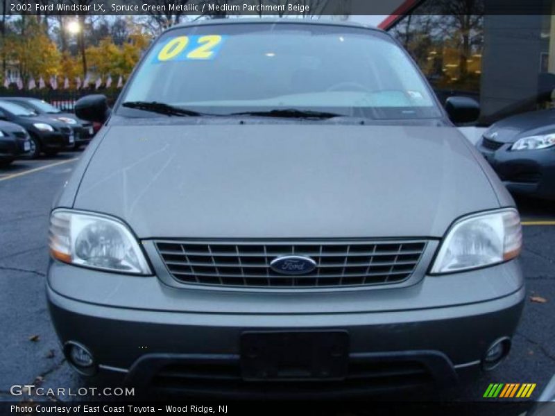Spruce Green Metallic / Medium Parchment Beige 2002 Ford Windstar LX