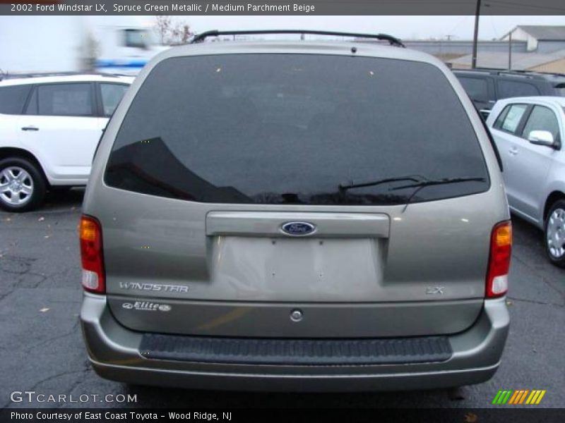 Spruce Green Metallic / Medium Parchment Beige 2002 Ford Windstar LX