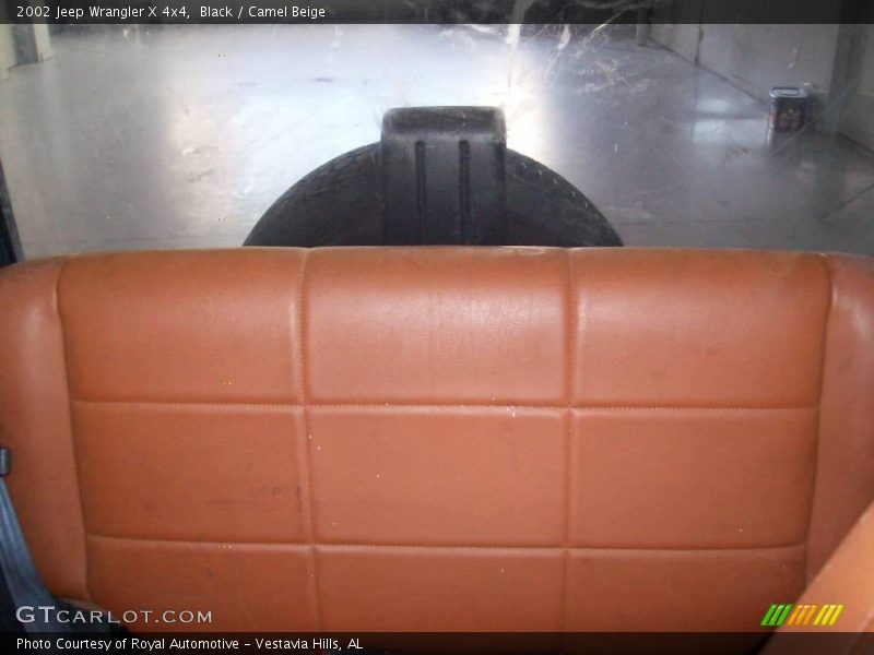 Black / Camel Beige 2002 Jeep Wrangler X 4x4