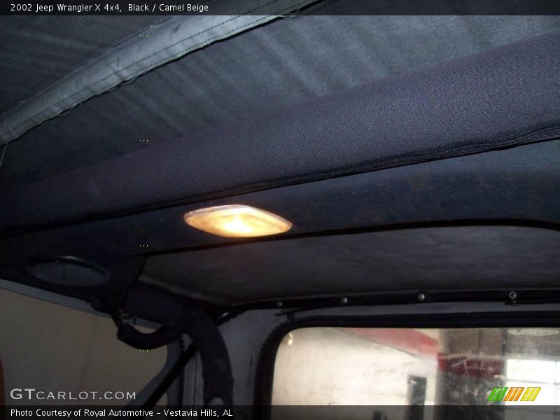 Black / Camel Beige 2002 Jeep Wrangler X 4x4