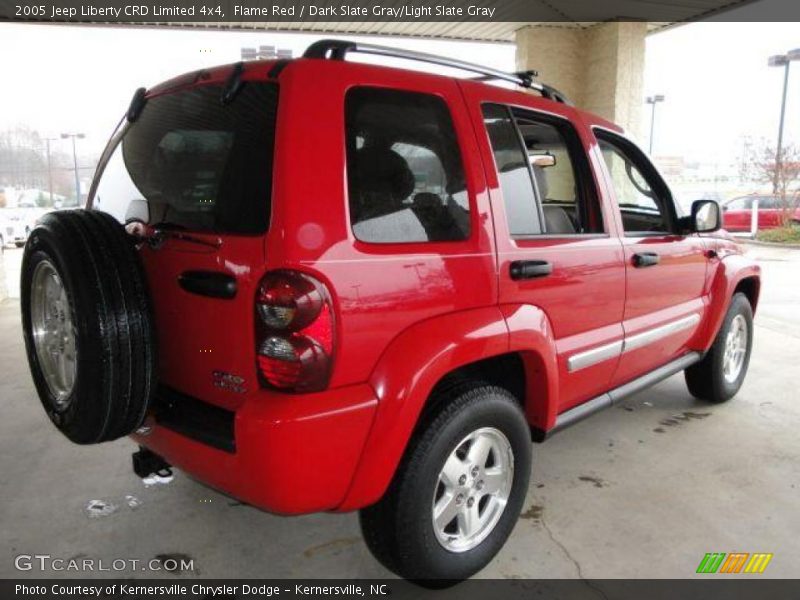 Flame Red / Dark Slate Gray/Light Slate Gray 2005 Jeep Liberty CRD Limited 4x4