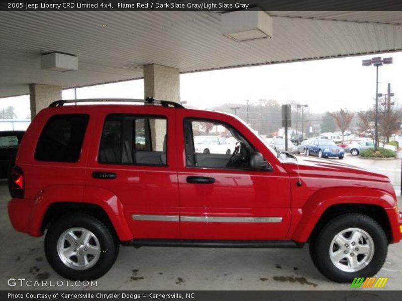 Flame Red / Dark Slate Gray/Light Slate Gray 2005 Jeep Liberty CRD Limited 4x4