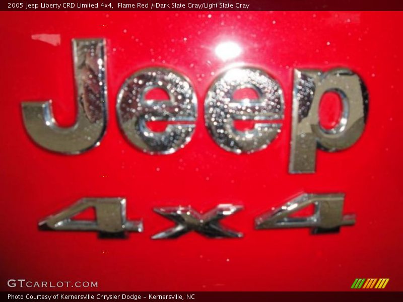 Flame Red / Dark Slate Gray/Light Slate Gray 2005 Jeep Liberty CRD Limited 4x4