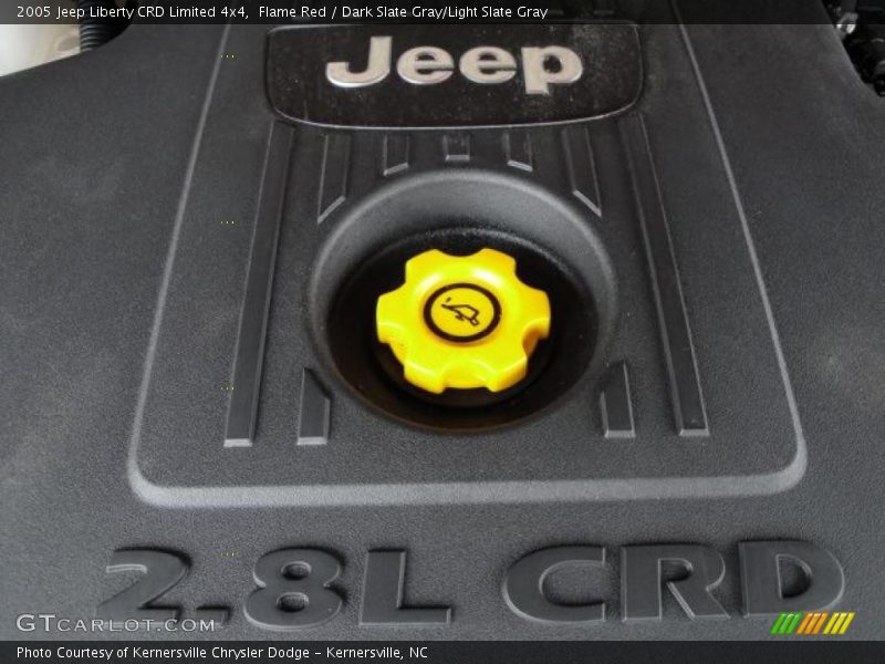 Flame Red / Dark Slate Gray/Light Slate Gray 2005 Jeep Liberty CRD Limited 4x4
