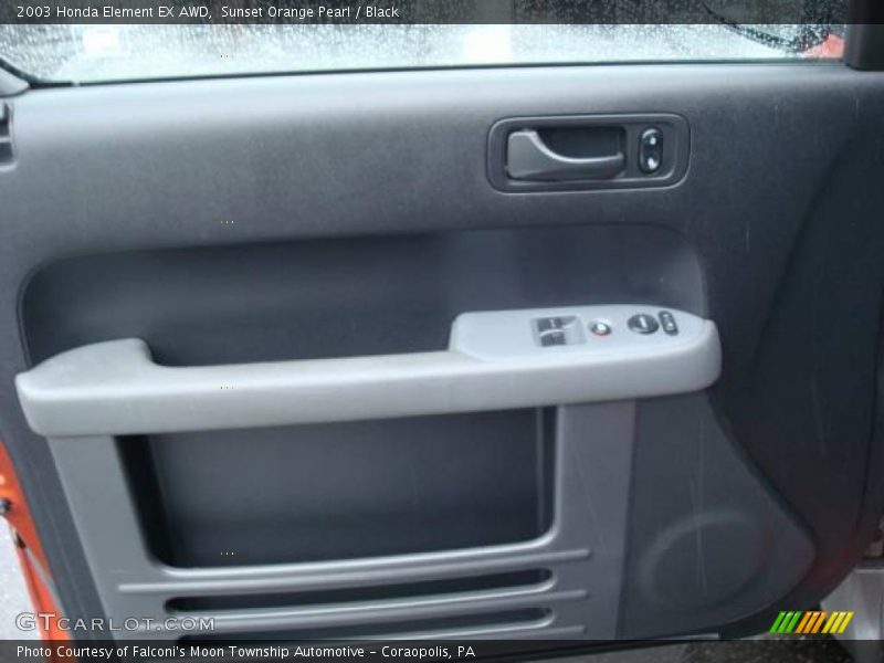 Sunset Orange Pearl / Black 2003 Honda Element EX AWD