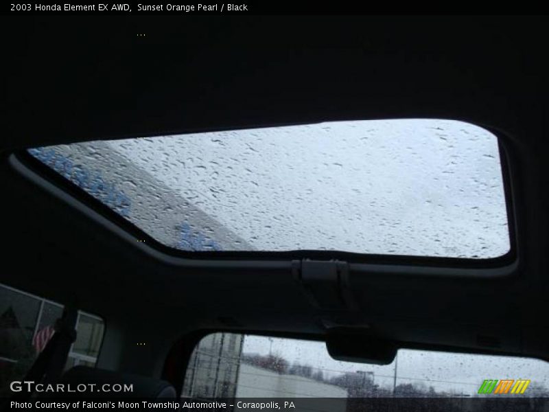 Sunset Orange Pearl / Black 2003 Honda Element EX AWD
