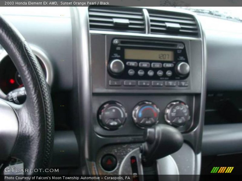 Sunset Orange Pearl / Black 2003 Honda Element EX AWD