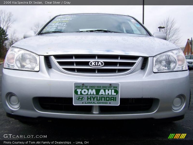 Clear Silver / Gray 2006 Kia Spectra EX Sedan