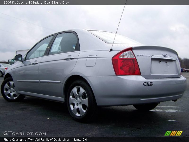 Clear Silver / Gray 2006 Kia Spectra EX Sedan