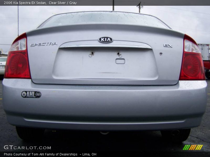 Clear Silver / Gray 2006 Kia Spectra EX Sedan