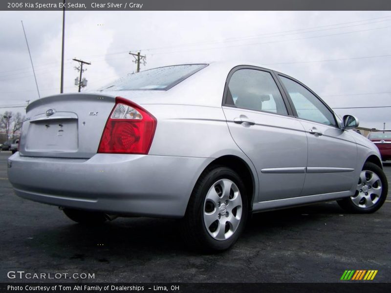 Clear Silver / Gray 2006 Kia Spectra EX Sedan