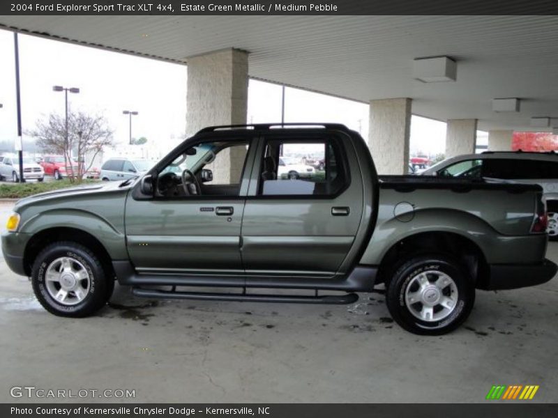 Estate Green Metallic / Medium Pebble 2004 Ford Explorer Sport Trac XLT 4x4