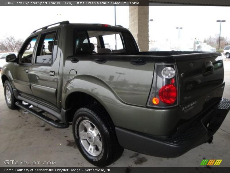 Estate Green Metallic / Medium Pebble 2004 Ford Explorer Sport Trac XLT 4x4