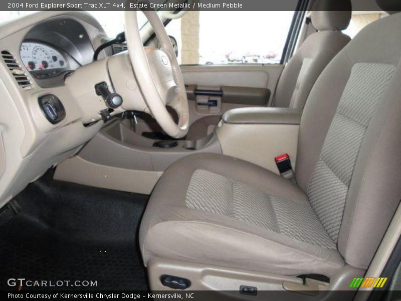 Estate Green Metallic / Medium Pebble 2004 Ford Explorer Sport Trac XLT 4x4