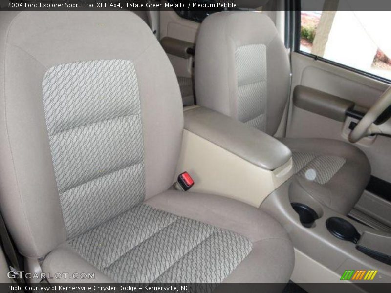 Estate Green Metallic / Medium Pebble 2004 Ford Explorer Sport Trac XLT 4x4