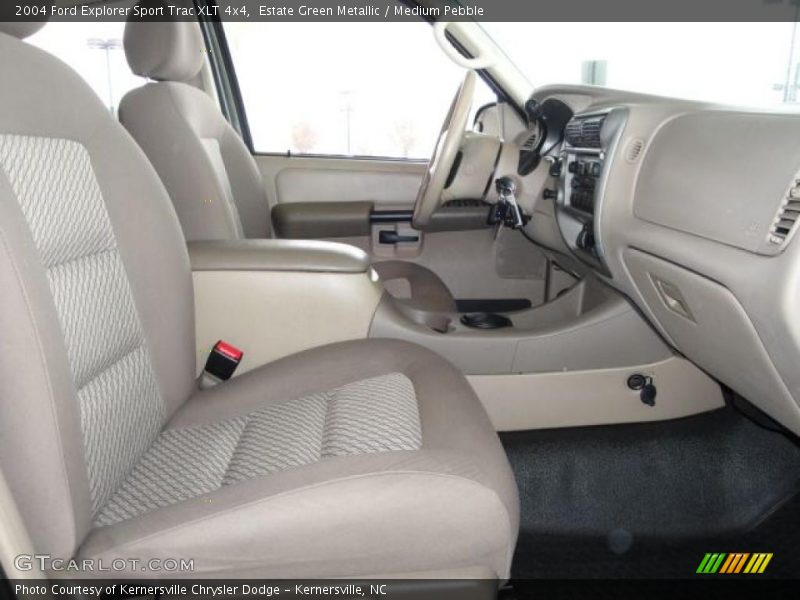 Estate Green Metallic / Medium Pebble 2004 Ford Explorer Sport Trac XLT 4x4