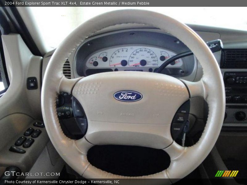 Estate Green Metallic / Medium Pebble 2004 Ford Explorer Sport Trac XLT 4x4