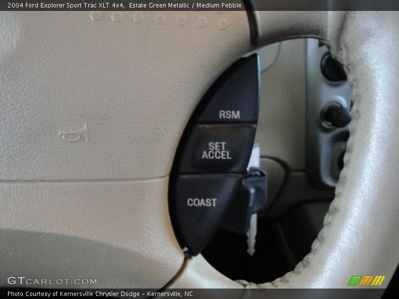 Estate Green Metallic / Medium Pebble 2004 Ford Explorer Sport Trac XLT 4x4