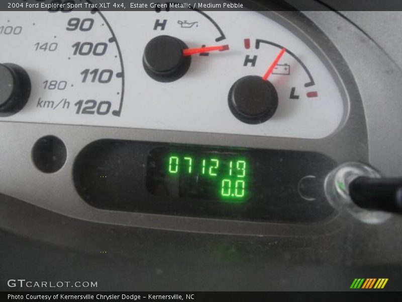 Estate Green Metallic / Medium Pebble 2004 Ford Explorer Sport Trac XLT 4x4