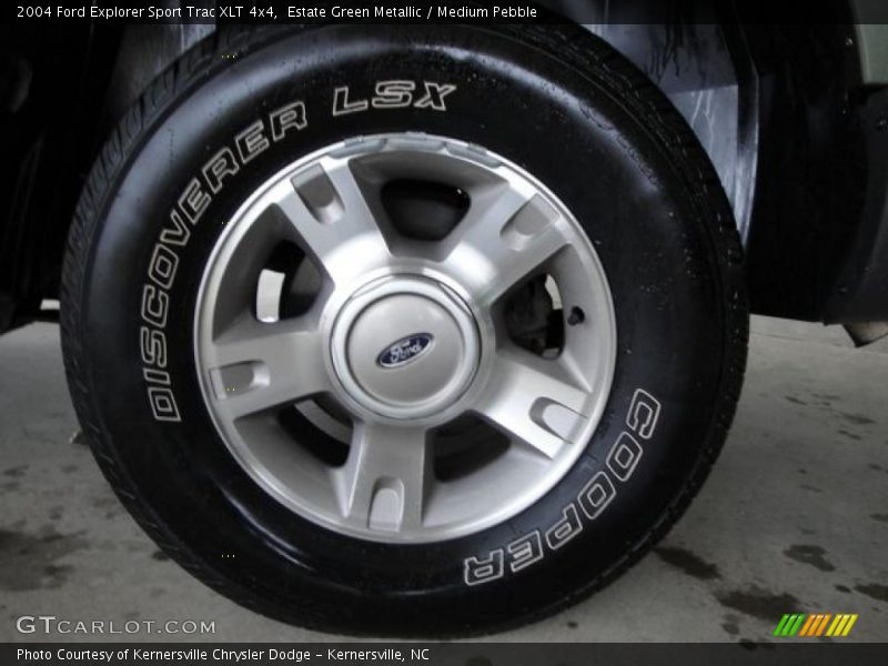 Estate Green Metallic / Medium Pebble 2004 Ford Explorer Sport Trac XLT 4x4