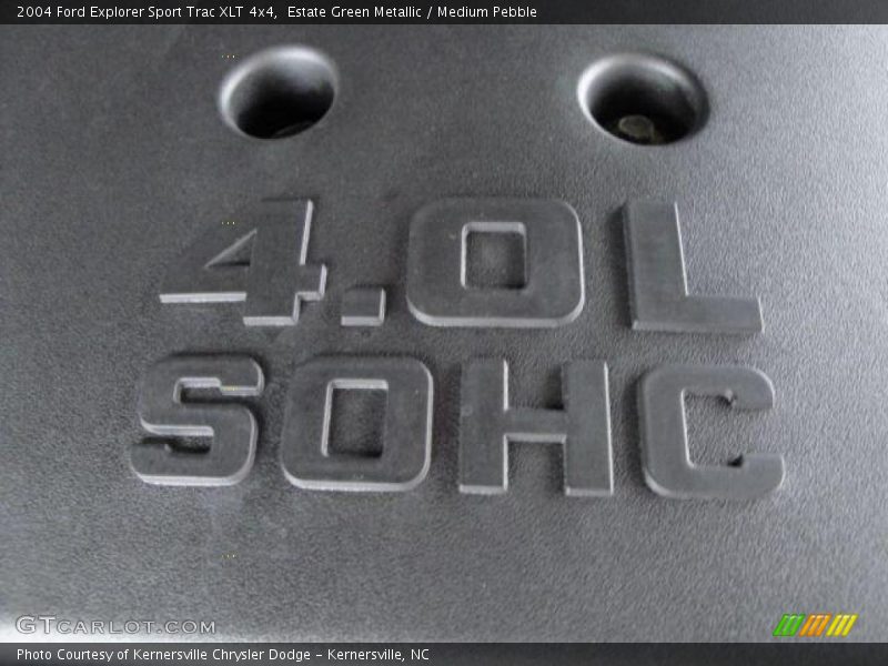 Estate Green Metallic / Medium Pebble 2004 Ford Explorer Sport Trac XLT 4x4