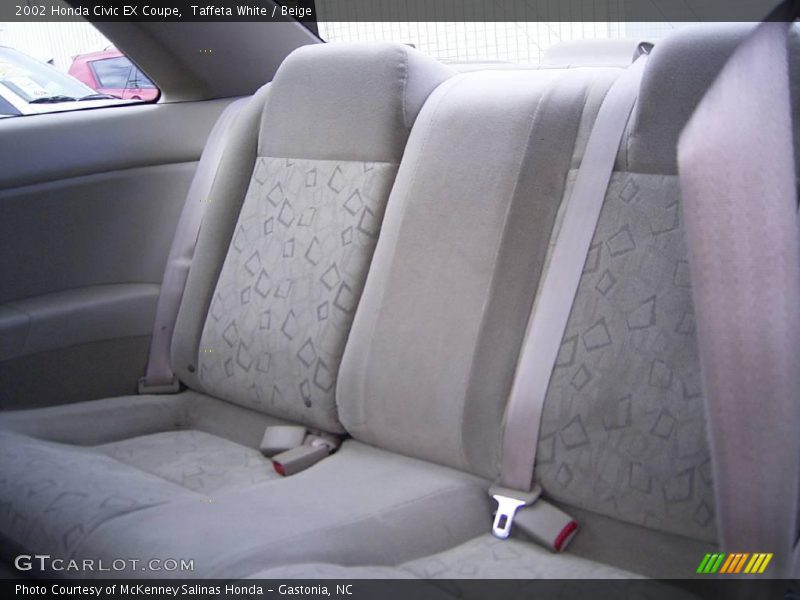 Taffeta White / Beige 2002 Honda Civic EX Coupe
