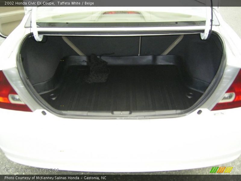 Taffeta White / Beige 2002 Honda Civic EX Coupe