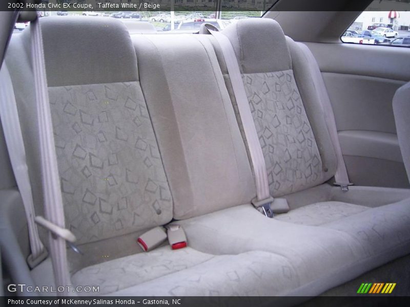 Taffeta White / Beige 2002 Honda Civic EX Coupe