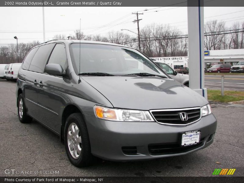 Granite Green Metallic / Quartz Gray 2002 Honda Odyssey EX-L